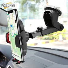 KISSCASE Windshield Gravity Sucker Phone Holder Car For iPhone 7 XS MAX 12 PRO MAX 8 Car Phone Holder Stand support telephone