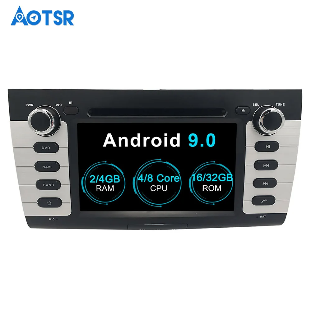 Aotsr Android 9 0 автомобиля gps навигация dvd плеер для SUZUKI SWIFT 2004 2010 мультимедийное радио
