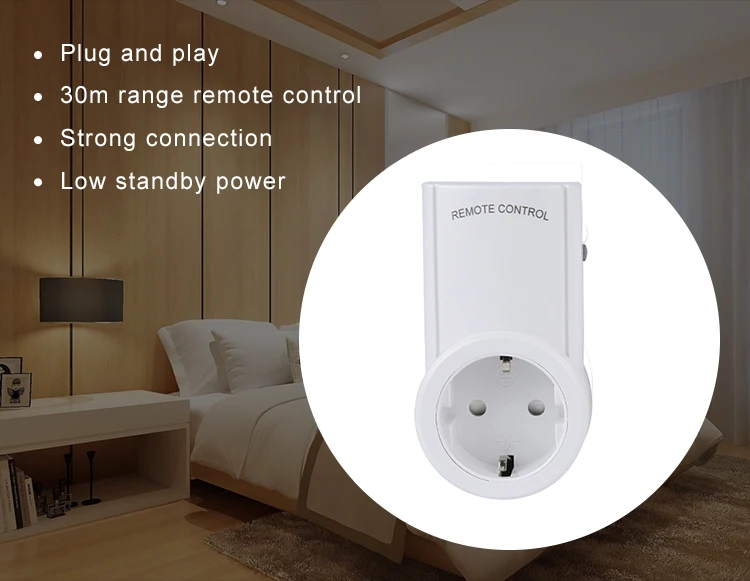 ESPLENTY Smart Plug пульт дистанционного управления Беспроводная розетка EU розетка(1 розетка+ 1 пульт дистанционного управления