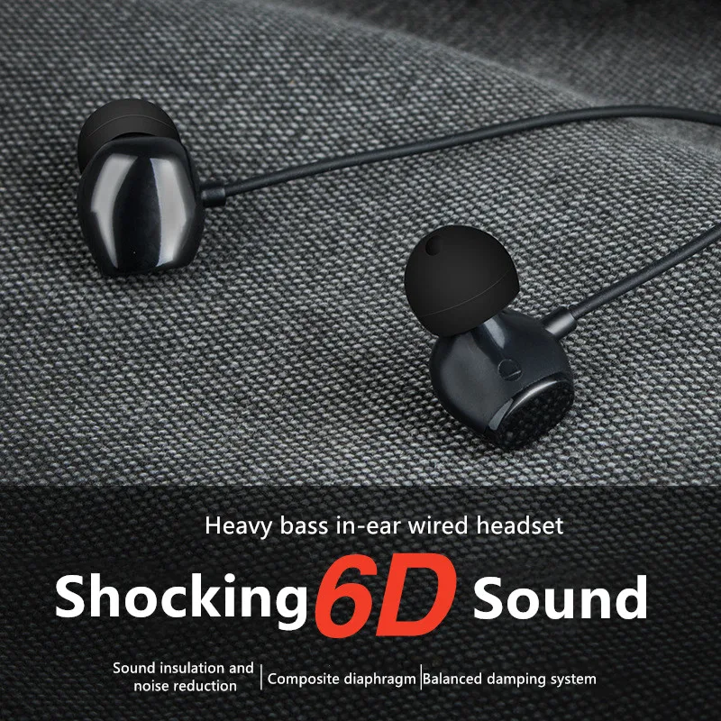 OwnFone In Ear динамическая гарнитура сабвуфер hi fi проводные наушники Android