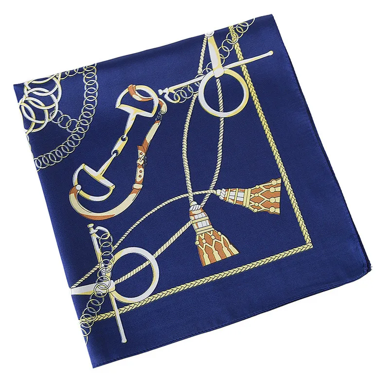 Mosoga Новое поступление 2017 Весна Шелковый женский шарф Классическая ссылка цепная