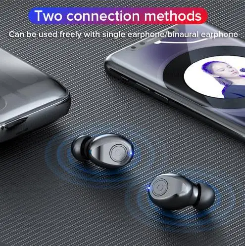 SZILBZ F9 3 TWS беспроводной Bluetooth V5.0 наушники стерео бас гарнитура светодиодный