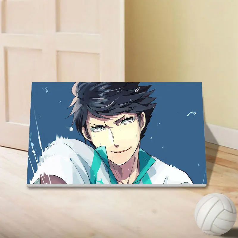 Модульная картина Haikyuu постер с героями мультфильмов в японском стиле цифровая