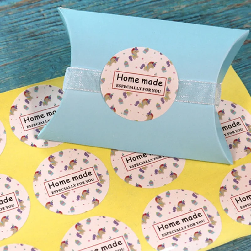 60 шт. наклейки в виде единорога для самодельных изделий сделай сам|Украшения