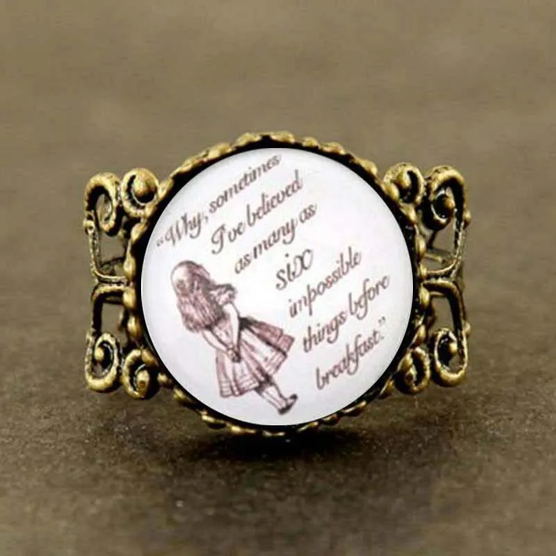 Шесть невозможное Алиса в стране чудес Алиса: безумие возвращается Цитата кольцо