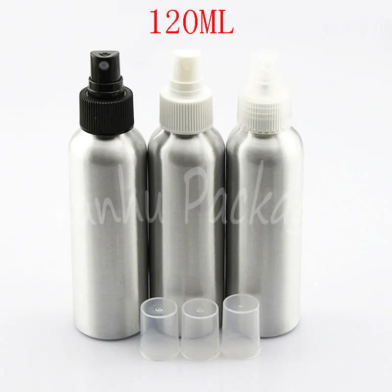 120 мл пустой распылитель насос алюминиевые бутылки 120CC духи/тонер/вода подрозлива