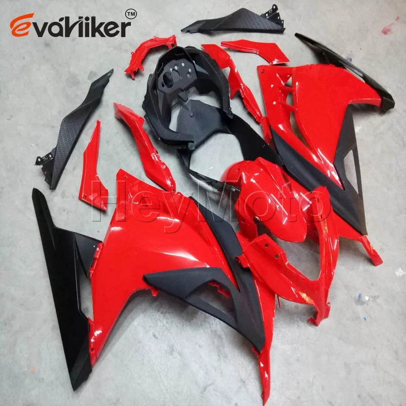 Пользовательские ABS обтекатель в течениi 13 14 ZX300R EX300 2013 2014 Красный EX 300 форма для