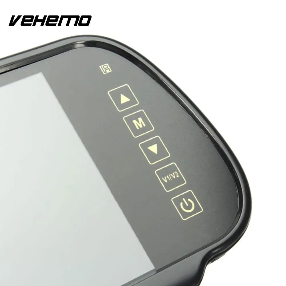 Vehemo 7 дюймов IP68 запасная камера автомобильный монитор заднего вида фотовспышка