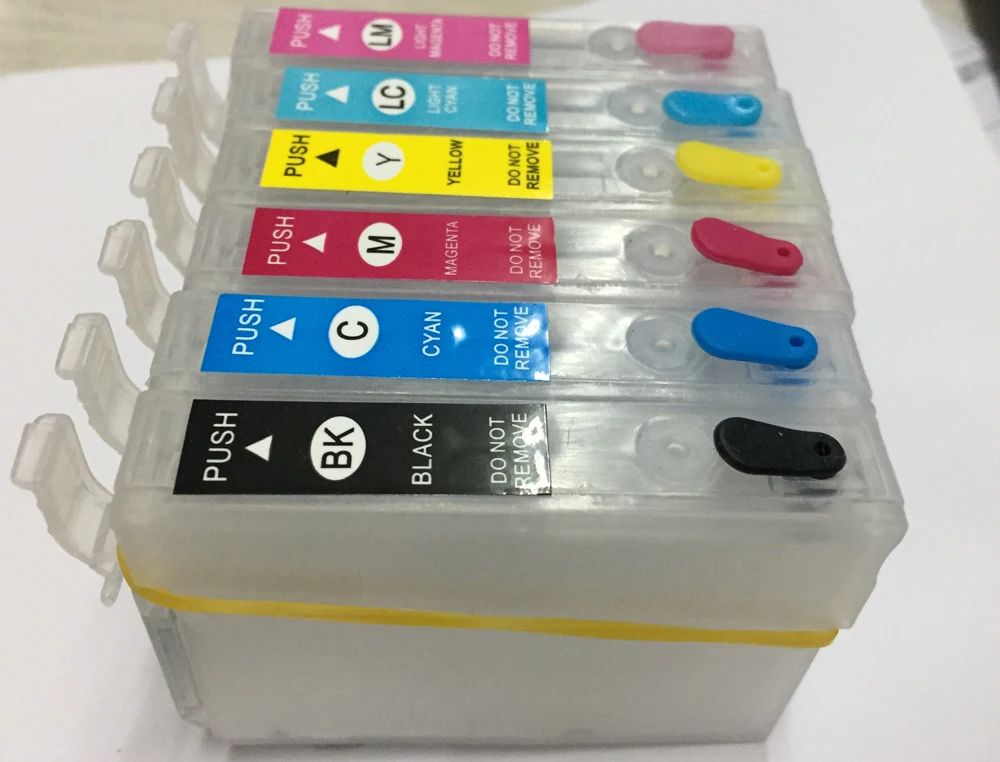 Пустой пополняемый картридж для принтера Epson Artisan 700 800 710 810 600 725 835 837 | Компьютеры и