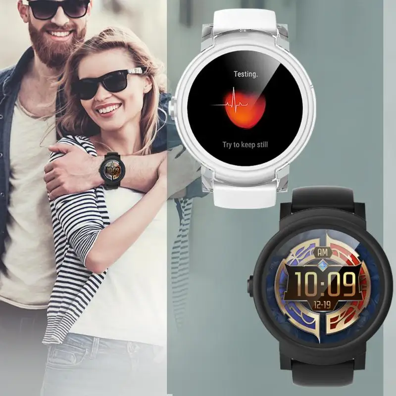 Смарт-часы Ticwatch E Expres, ОС Android, MT2601, двухъядерный, IP67, водонепроницаемый, Bluetooth 4,1, wifi, gps, умные часы, телефон, ремешок на подарок
