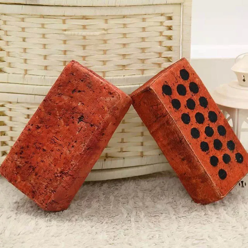 1 шт. искусственная Подушка кирпич с хлопковым сердечником деревянная пень для