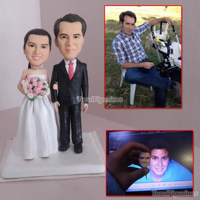 OOAK кукла из полимерной глины скульптура подарок для подруги бойфренда