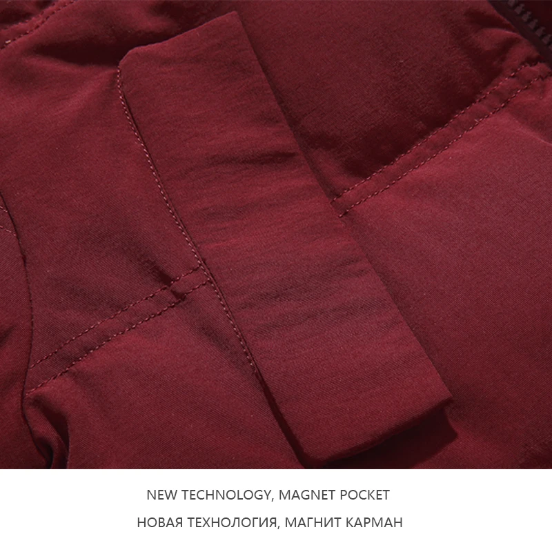 2016 Новинка бренд одежда Мода Толстые Повседневное зимняя куртка Для мужчин утка