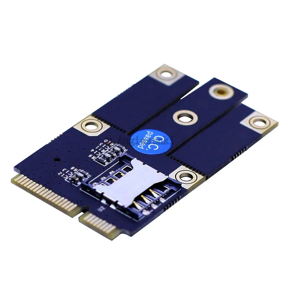 Модуль ключ 3G 4G M2M M.2 NGFF B к модулю преобразователя карты адаптера Mini PCI E|Сетевые