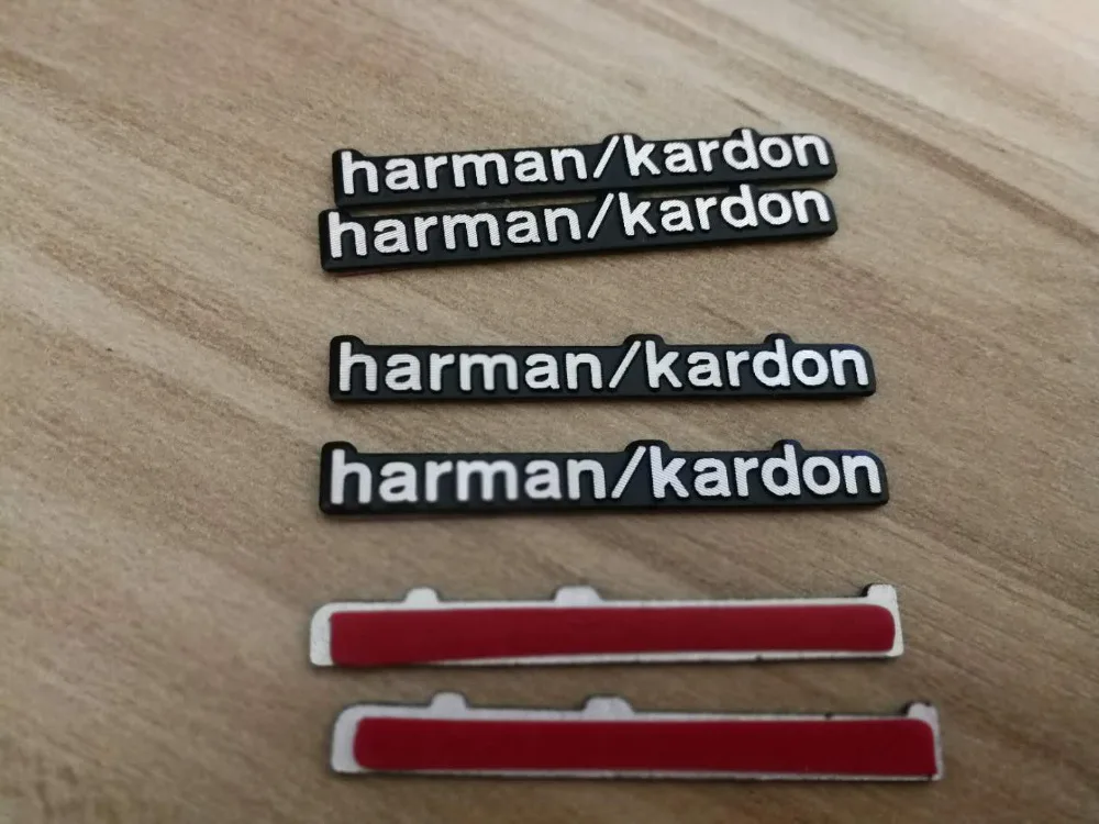 Динамик harman/kardon Hi Fi 50 шт. аудиоколонка 3D алюминиевый значок наклейка эмблема