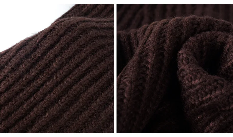 Women Casual Turtleneck Long Knitted Sweater Dress Winter Female Fashion Clothing L4 | Женская одежда