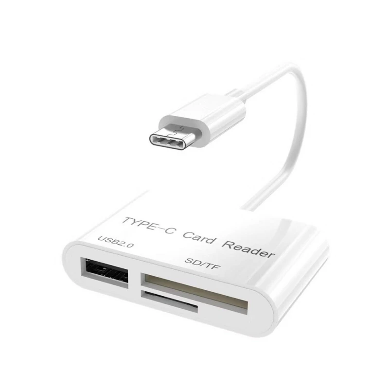 USB 2,0 концентратор type-C 2,0 многопортовый SD/mirco SD считыватель карт OTG адаптер для мобильного телефона type-C с функцией OTG