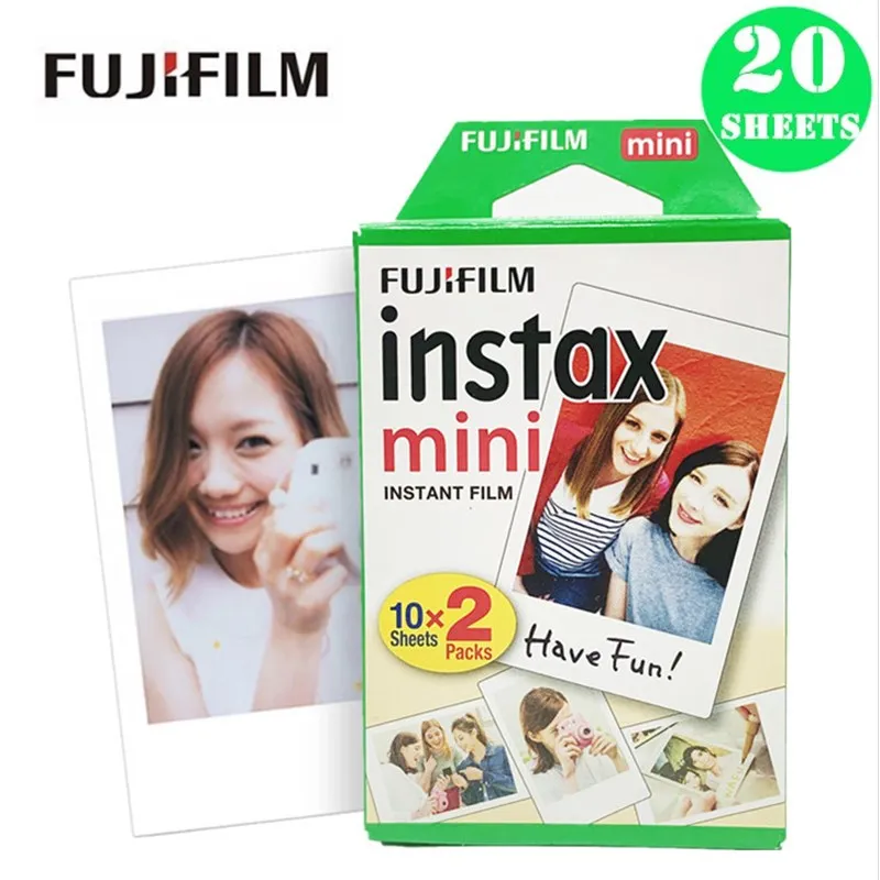 Пленка Fujifilm Instax Mini 10 20 30 40 50 60 80 100 листов 3 дюйма для мини 9 Polaroid FUJI моментальная