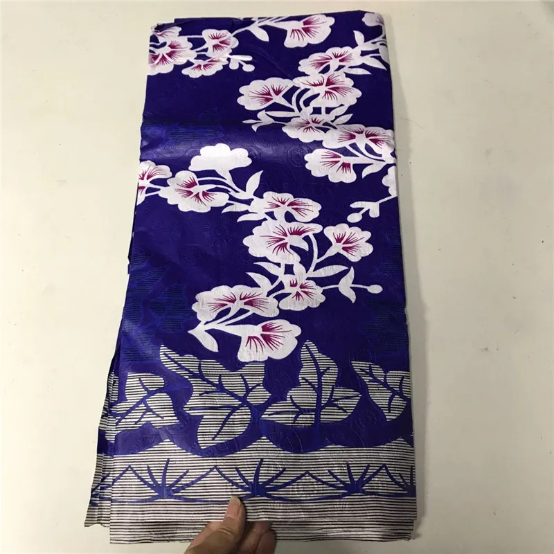 Bazin riche brode африканская tissu ткань полиэстер хлопок черный последние 5 ярдов/шт для