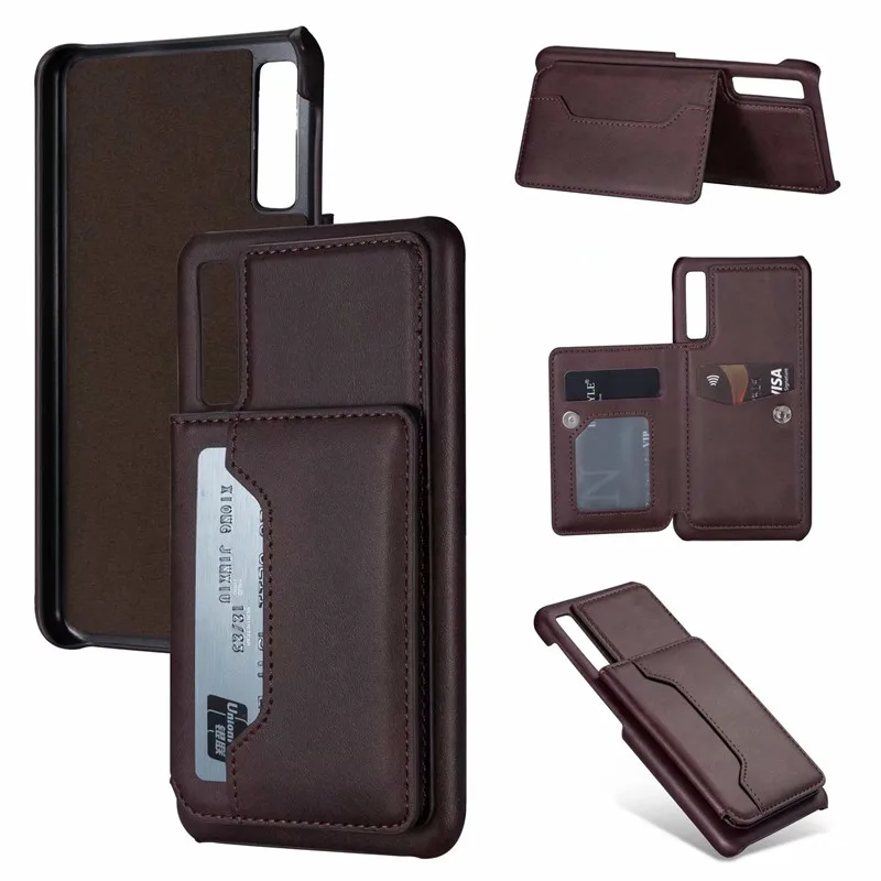 2in1 Retro PU Leather Case For Samsung Galaxy A50 A70 A7 A750 Luxury Multi Card Holders Flip Wallet Photo Stand Phone Case