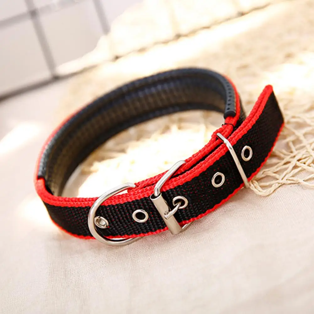 Новинка 2019 нейлоновые ошейники для собак удобное регулируемое Сетчатое стеганое