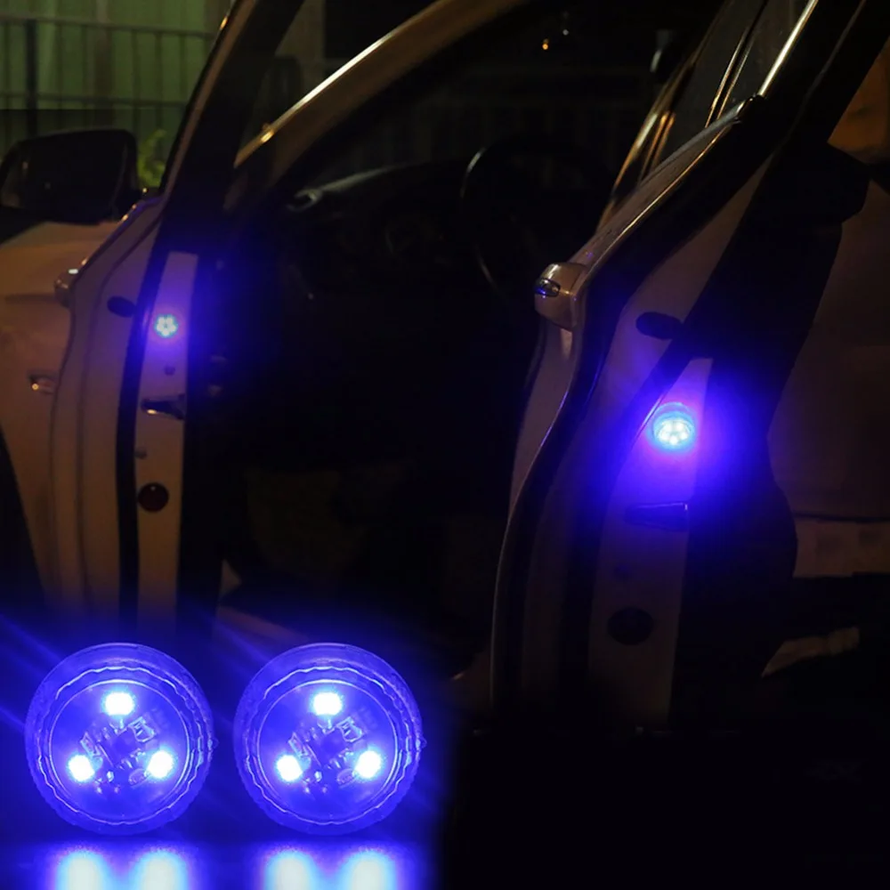 2 шт. Магнитная 3LED 5LED Автомобильная дверь Светодиодная открывающаяся сигнальная лампа безопасная вспышка огни водонепроницаемый беспроводной анти коллид сигнальный свет Voitu