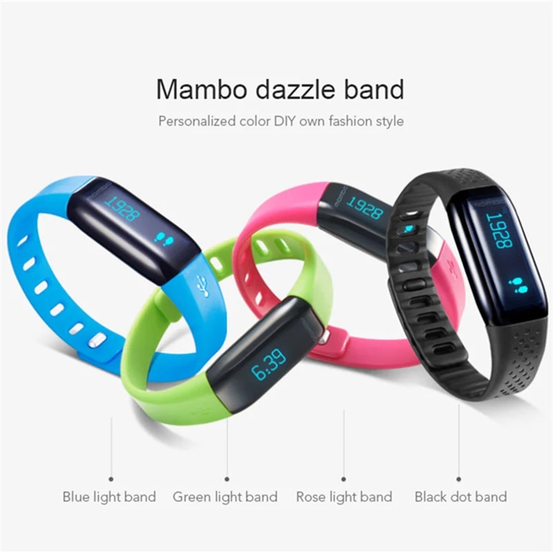 Kinco smart bluetooth браслет OLED Водонепроницаемый шаг счетчик калорий/сна Мониторы Спорт