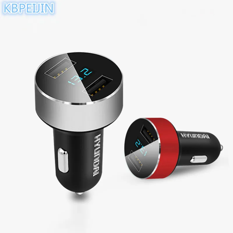 

HOT Car styling Smart Car Charger Digital Display Dual USB Phone Charger for Porsche cayenne macan 911 panamera 997 accessories