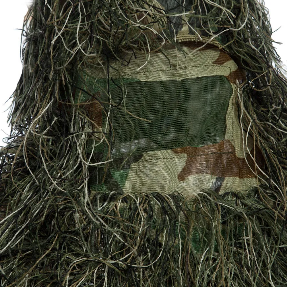 Ghillie костюм CS камуфляж костюмы набор 3D бионический лист Охота Маскировка Униформа Снайпер джунгли военный поезд охотничья ткань Лесной