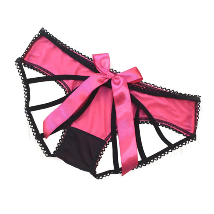 Женское нижнее белье женские трусы изящным бантом и рисунком в виде деко Милое