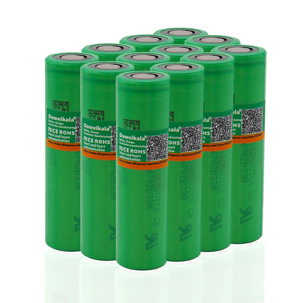 4 шт. 100% оригинал de 3 7 V 3000 mAh литий ионный recargable 18650 batera para VTC 6 30A игрушки herramientas