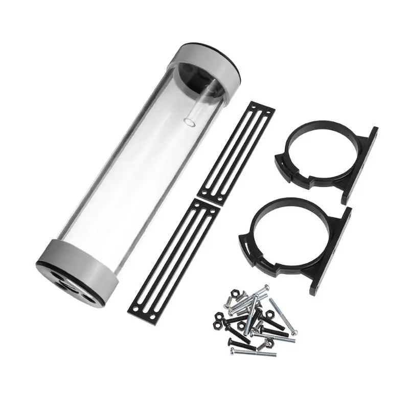 

234mm Cylinder Reservoir Water Tank G1/4 Thread Water Cooling Kit for PC Liquid Computer Water Cooling System