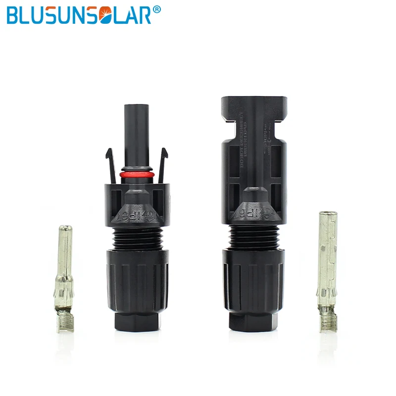 

Blusunsolar 100pairs X Solar Pv Connector , 1000V DC Solar Panel Connector Use For PV Cable 2.5mm 4.0mm 6.0mm