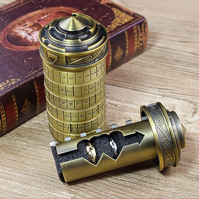 Да Винчи код игрушки замки криптекс письмо пароль Escape камерный реквизит
