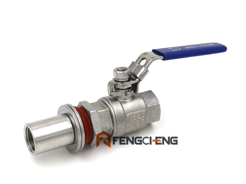 Бесшовный клапан охладителя комплект 1/2 &quotNPT Stainelss сталь Brewer оборудование|kit