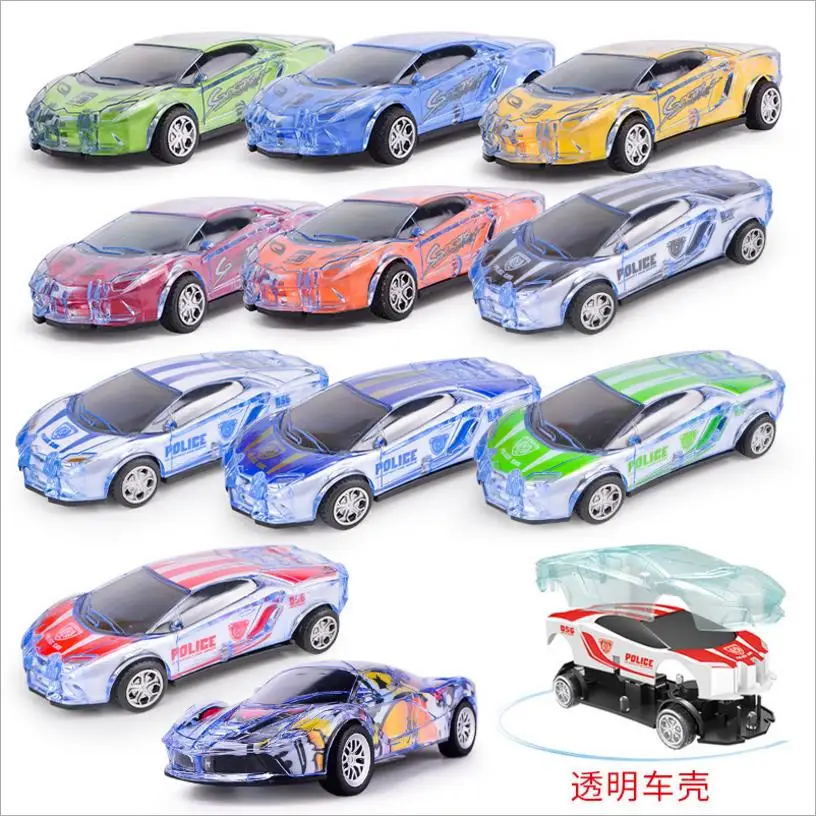 Электрическая музыкальная полицейская игрушка модель автомобиля литье под