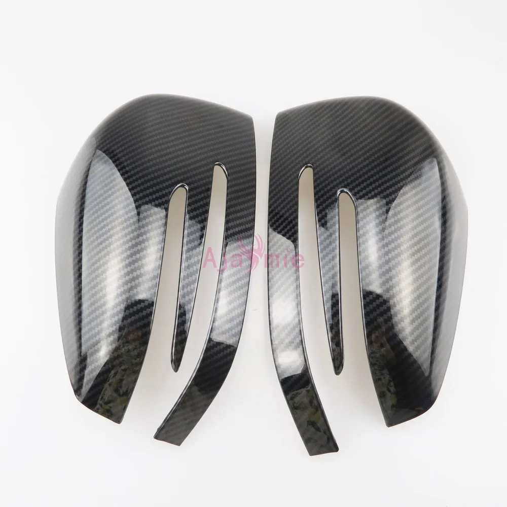 Автомобильный Стайлинг из углеродного волокна цветной дверной зеркальный