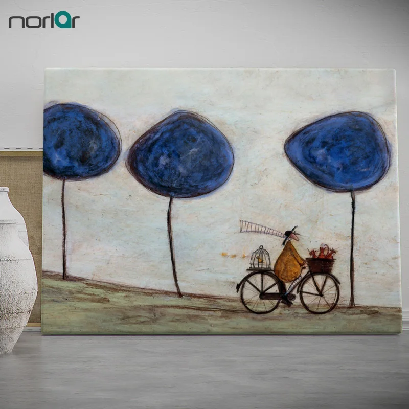 Современное настенное художественное изображение как всегда было холст принт