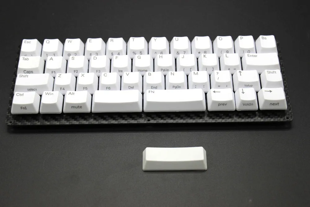 YMDK 40% заказной толстый профиль PBT Cherry OEM набор ключей для AMJ40 милая механическая