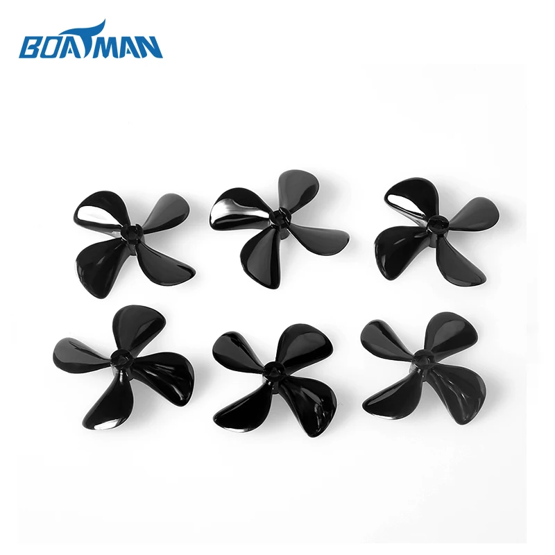 Great price plastic propeller black 4blades for bait boat fishing parts | Спорт и развлечения