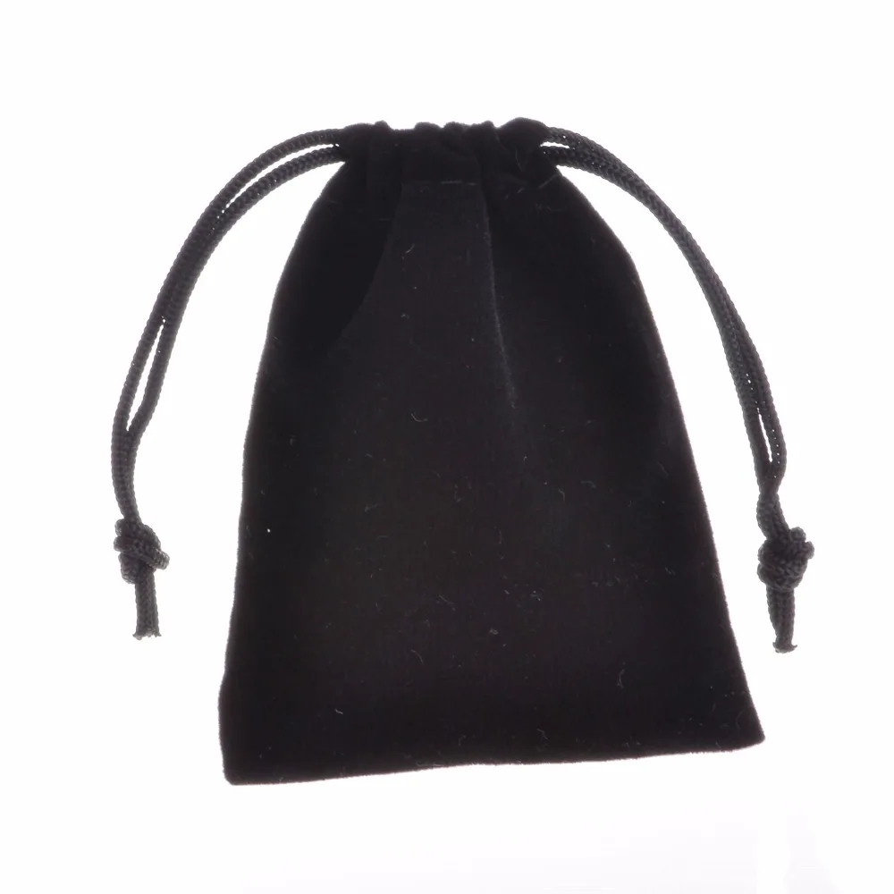 50 шт. черные красные синие фланелевые сумки ювелирные изделия упаковка бархат