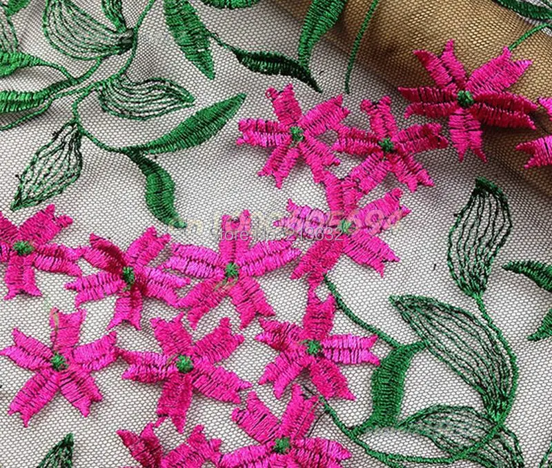 PQYY48 guipure lace fabric organza tulle high quality swiss voile laces switzerland telas tecido feltro wedding | Дом и сад