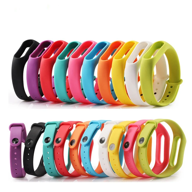 Smart Accessories For Mi Band 2 Strap Colorful Silicone Bracelet Xiaomi Miband Straps | Электроника