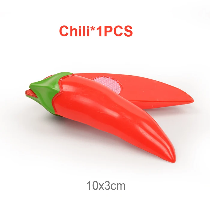 Chili Обучающие пластиковые Кухонные игрушки ролевые игры еда фрукты и овощи режущие игрушки для детей Подарки для девочек - Цвет: Chili