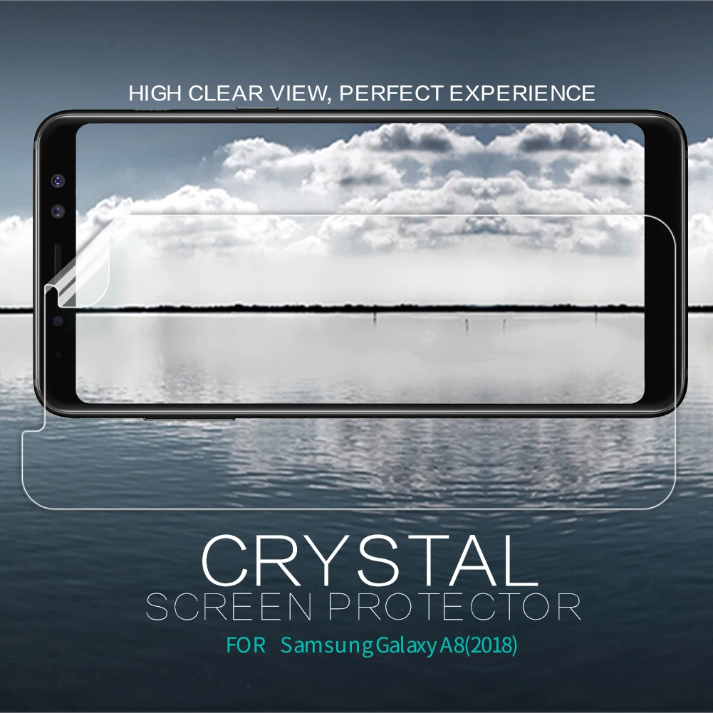 Защитная пленка Nillkin для samsung Galaxy A8, прозрачная/матовая пластиковая мягкая защитная пленка для samsung Galaxy A8 Plus