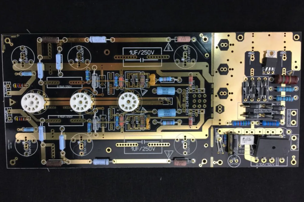 Соединенное Королевство ear834 Аудио Усилитель DIY KIT (PCB + сопротивление транзистор)