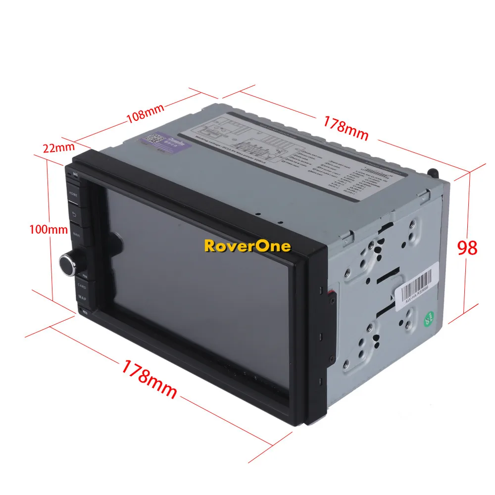 Автомобильный мультимедийный проигрыватель DVD-плеер на Android с GPS типоразмер 2 Din |