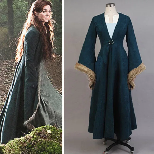 2017 выполненный на заказ Катрин Игра престолов костюм косплей платье для взрослых