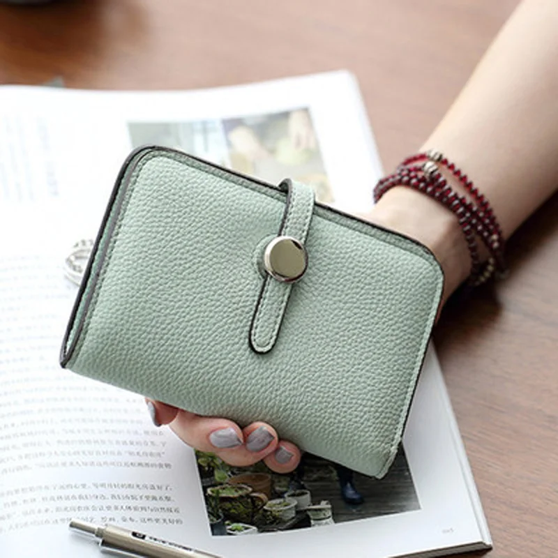 Стандартный женский кошелек кожаные сумки женские модные однотонные мини-клатчи