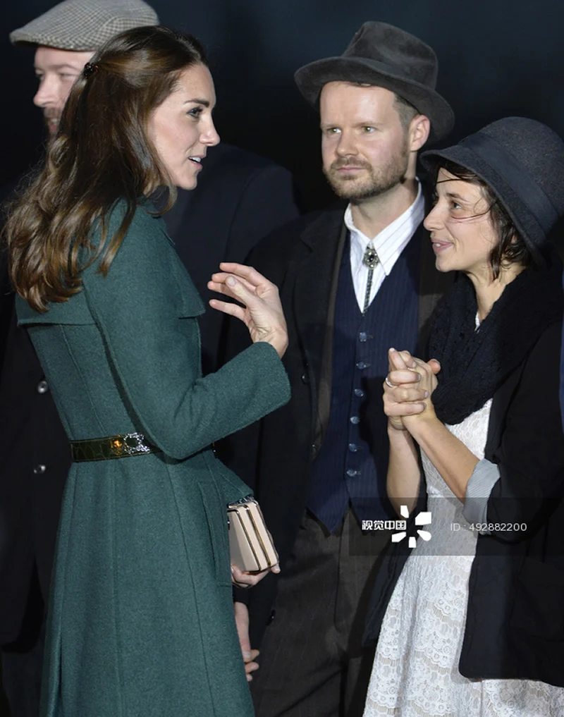 Горячая Распродажа новое шерстяное пальто принцессы Kate Middleton Модное теплое